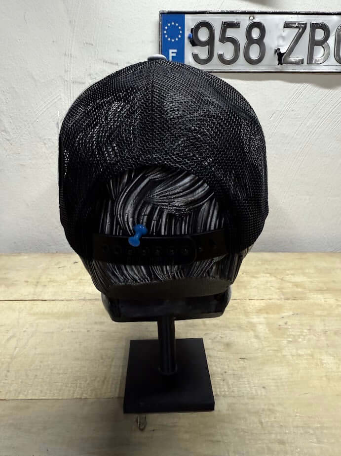 Baseball or Softball Bearded Skull Trucker Hat For Beard Guys